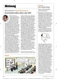 Titelbild der Ausgabe 42/2018 von Meinung. Zeitschriften als Abo oder epaper bei United Kiosk online kaufen.