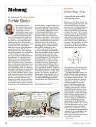 Titelbild der Ausgabe 50/2018 von Meinung Rechte Kinder. Zeitschriften als Abo oder epaper bei United Kiosk online kaufen.