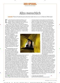 Titelbild der Ausgabe 51/2018 von Allzu menschlich. Zeitschriften als Abo oder epaper bei United Kiosk online kaufen.