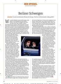 Titelbild der Ausgabe 11/2019 von Berliner Schweigen. Zeitschriften als Abo oder epaper bei United Kiosk online kaufen.