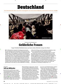 Titelbild der Ausgabe 11/2019 von Deutsche IS-Anhängerinnen: Gefährliche Frauen. Zeitschriften als Abo oder epaper bei United Kiosk online kaufen.