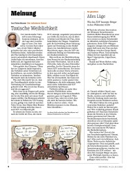 Titelbild der Ausgabe 12/2019 von Meinung. Zeitschriften als Abo oder epaper bei United Kiosk online kaufen.
