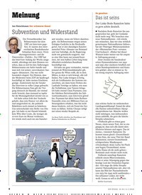 Titelbild der Ausgabe 20/2019 von Meinung. Zeitschriften als Abo oder epaper bei United Kiosk online kaufen.