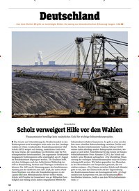 Titelbild der Ausgabe 34/2019 von Braunkohle: Scholz verweigert Hilfe vor den Wahlen. Zeitschriften als Abo oder epaper bei United Kiosk online kaufen.