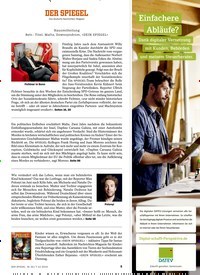 Titelbild der Ausgabe 50/2019 von DER SPIEGEL. Zeitschriften als Abo oder epaper bei United Kiosk online kaufen.