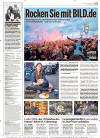 Titelbild der Ausgabe 23/2025 von Rocken Sie mit BILD.de. Zeitschriften als Abo oder epaper bei United Kiosk online kaufen.