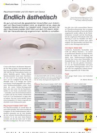 Titelbild der Ausgabe 6/2019 von Rund ums Haus: Cavius Rauchwarnmelder: Rauchwarnmelder und CO-Alarm von Cavius: Endlich ästhetisch. Zeitschriften als Abo oder epaper bei United Kiosk online kaufen.