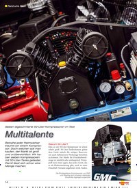 Titelbild der Ausgabe 6/2019 von Rund ums Haus: Kompressoren: Sieben ölgeschmierte 50-Liter-Kompressoren im Test: Multitalente. Zeitschriften als Abo oder epaper bei United Kiosk online kaufen.