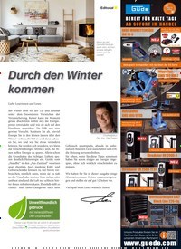 Titelbild der Ausgabe 6/2022 von Durch den Winter kommen. Zeitschriften als Abo oder epaper bei United Kiosk online kaufen.