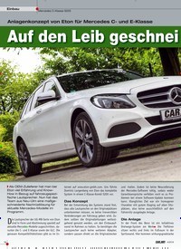 Titelbild der Ausgabe 4/2019 von Mercedes C-Klasse S205: Anlagenkonzept von Eton für Mercedes C- und E-Klasse: Auf den Leib geschnei dert. Zeitschriften als Abo oder epaper bei United Kiosk online kaufen.