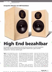 Titelbild der Ausgabe 6/2019 von Bausatztest OA-S161: Kompakter Monitor mit AMT-Hochtöner: High End bezahlbar. Zeitschriften als Abo oder epaper bei United Kiosk online kaufen.
