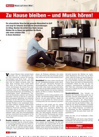 Titelbild der Ausgabe 3/2020 von Zu Hause bleiben - und Musik hören!. Zeitschriften als Abo oder epaper bei United Kiosk online kaufen.