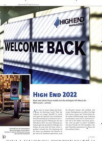 Titelbild der Ausgabe 5/2022 von HIGH END 2022. Zeitschriften als Abo oder epaper bei United Kiosk online kaufen.