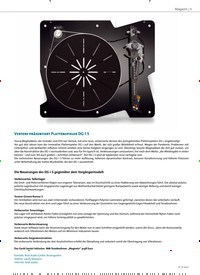 Titelbild der Ausgabe 6/2022 von VERTERE PRÄSENTIERT PLATTENSPIELER DG-1 S. Zeitschriften als Abo oder epaper bei United Kiosk online kaufen.