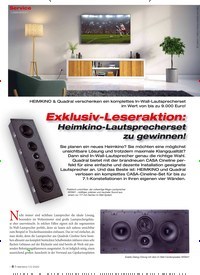 Titelbild der Ausgabe 1/2020 von Leseraktion: Exklusiv-Leseraktion: Heimkino-Lautsprecherset zu gewinnen!. Zeitschriften als Abo oder epaper bei United Kiosk online kaufen.