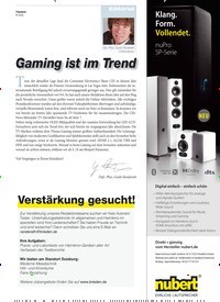 Titelbild der Ausgabe 2/2022 von Gaming ist im Trend. Zeitschriften als Abo oder epaper bei United Kiosk online kaufen.