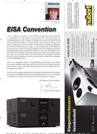 Titelbild der Ausgabe 5/2022 von EISA Convention. Zeitschriften als Abo oder epaper bei United Kiosk online kaufen.
