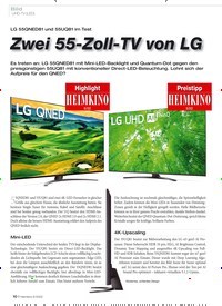 Titelbild der Ausgabe 5/2022 von Zwei 55-Zoll-TV von LG. Zeitschriften als Abo oder epaper bei United Kiosk online kaufen.