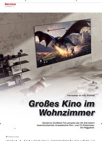 Titelbild der Ausgabe 3/2023 von Großes Kino im Wohnzimmer. Zeitschriften als Abo oder epaper bei United Kiosk online kaufen.