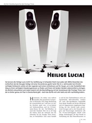 Titelbild der Ausgabe 1/2019 von Test: Standlautsprecher Qln Prestige Three: Heilige Lucia!. Zeitschriften als Abo oder epaper bei United Kiosk online kaufen.