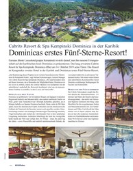 Titelbild der Ausgabe 1/2020 von Cabrits Resort & Spa Kempinski Dominica in der Karibik: Dominicas erstes Fünf-Sterne-Resort!. Zeitschriften als Abo oder epaper bei United Kiosk online kaufen.