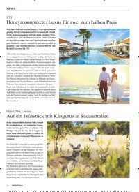 Titelbild der Ausgabe 3/2022 von Honeymoonpakete: Luxus für zwei zum halben Preis. Zeitschriften als Abo oder epaper bei United Kiosk online kaufen.