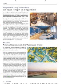 Titelbild der Ausgabe 3/2022 von Neue Attraktionen in den Weiten der Wüste. Zeitschriften als Abo oder epaper bei United Kiosk online kaufen.