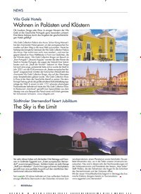 Titelbild der Ausgabe 1/2023 von Wohnen in Palästen und Klöstern. Zeitschriften als Abo oder epaper bei United Kiosk online kaufen.