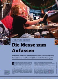 Titelbild der Ausgabe 1/2020 von REPORT MUSIKPARK LEIPZIG: Die Messe zum Anfassen. Zeitschriften als Abo oder epaper bei United Kiosk online kaufen.