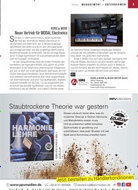 Titelbild der Ausgabe 8/2022 von Neuer Ver trieb für MODAL Electronics. Zeitschriften als Abo oder epaper bei United Kiosk online kaufen.