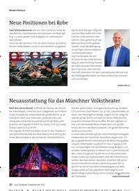 Titelbild der Ausgabe 5/2022 von Neuausstattung für das Münchner Volkstheater. Zeitschriften als Abo oder epaper bei United Kiosk online kaufen.