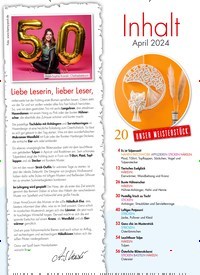 Titelbild der Ausgabe 4/2024 von Liebe Leserin, lieber Leser. Zeitschriften als Abo oder epaper bei United Kiosk online kaufen.