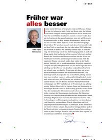 Titelbild der Ausgabe 8/2019 von INTERN: Früher war alles besser. Zeitschriften als Abo oder epaper bei United Kiosk online kaufen.