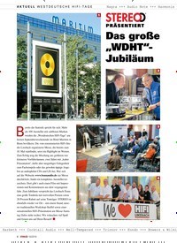 Titelbild der Ausgabe 10/2019 von AKTUELL WESTDEUTSCHE HIFI-TAGE STEREO PRÄSENTIERT: Das große „WDHT“- Jubiläum. Zeitschriften als Abo oder epaper bei United Kiosk online kaufen.
