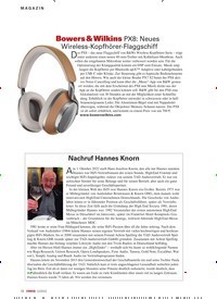 Titelbild der Ausgabe 12/2022 von Nachruf Hannes Knorn. Zeitschriften als Abo oder epaper bei United Kiosk online kaufen.