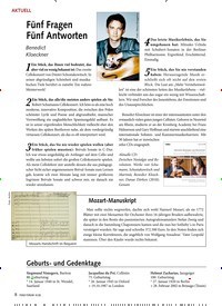 Titelbild der Ausgabe 1/2020 von AKTUELL: Fünf Fragen Fünf Antworten. Zeitschriften als Abo oder epaper bei United Kiosk online kaufen.