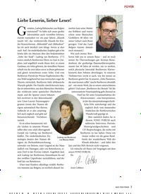 Titelbild der Ausgabe 4/2020 von FOYER: Liebe Leserin, lieber Leser!. Zeitschriften als Abo oder epaper bei United Kiosk online kaufen.