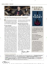 Titelbild der Ausgabe 5/2019 von KOLUMNE / NEWS. Zeitschriften als Abo oder epaper bei United Kiosk online kaufen.