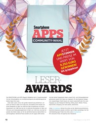 Titelbild der Ausgabe 2/2019 von LESER-AWARDS. Zeitschriften als Abo oder epaper bei United Kiosk online kaufen.