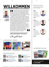 Titelbild der Ausgabe 4/2020 von WILLKOMMEN. Zeitschriften als Abo oder epaper bei United Kiosk online kaufen.