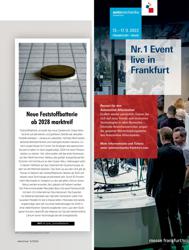 Titelbild der Ausgabe 5/2022 von Neue Feststoffbatterie ab 2028 marktreif. Zeitschriften als Abo oder epaper bei United Kiosk online kaufen.