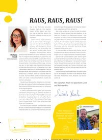Titelbild der Ausgabe 3/2022 von RAUS, RAUS, RAUS!. Zeitschriften als Abo oder epaper bei United Kiosk online kaufen.