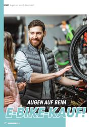 Titelbild der Ausgabe 1/2022 von AUGEN AUF BEIM E-BIKE-KAUF!. Zeitschriften als Abo oder epaper bei United Kiosk online kaufen.