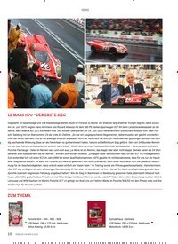 Titelbild der Ausgabe 6/2020 von NEWS: LE MANS 1970 ? DER ERSTE SIEG. Zeitschriften als Abo oder epaper bei United Kiosk online kaufen.