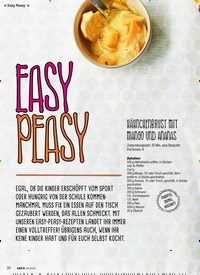 Titelbild der Ausgabe 4/2020 von EASY PEASY. Zeitschriften als Abo oder epaper bei United Kiosk online kaufen.