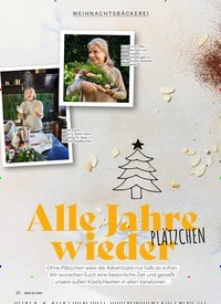 Titelbild der Ausgabe 1/2023 von Alle Jahre wieder PLÄTZCHEN. Zeitschriften als Abo oder epaper bei United Kiosk online kaufen.