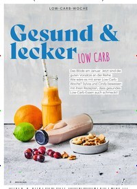 Titelbild der Ausgabe 2/2023 von Gesund & lecker LOW CARB. Zeitschriften als Abo oder epaper bei United Kiosk online kaufen.