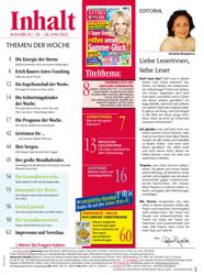 Titelbild der Ausgabe 25/2022 von Liebe Leserinnen, liebe Leser. Zeitschriften als Abo oder epaper bei United Kiosk online kaufen.