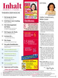 Titelbild der Ausgabe 28/2022 von Liebe Leserinnen, liebe Leser. Zeitschriften als Abo oder epaper bei United Kiosk online kaufen.
