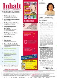 Titelbild der Ausgabe 31/2022 von Liebe Leserinnen, liebe Leser. Zeitschriften als Abo oder epaper bei United Kiosk online kaufen.